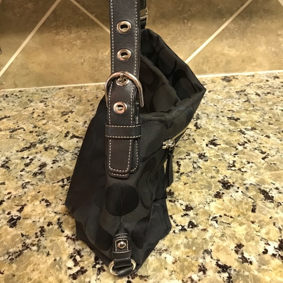 Authentic Black Coach Bag - Picture 6 of 8