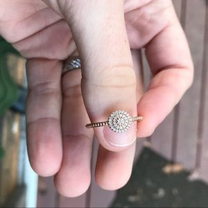 Pandora Radiant Elegance, Rose Gold & Clear CZ