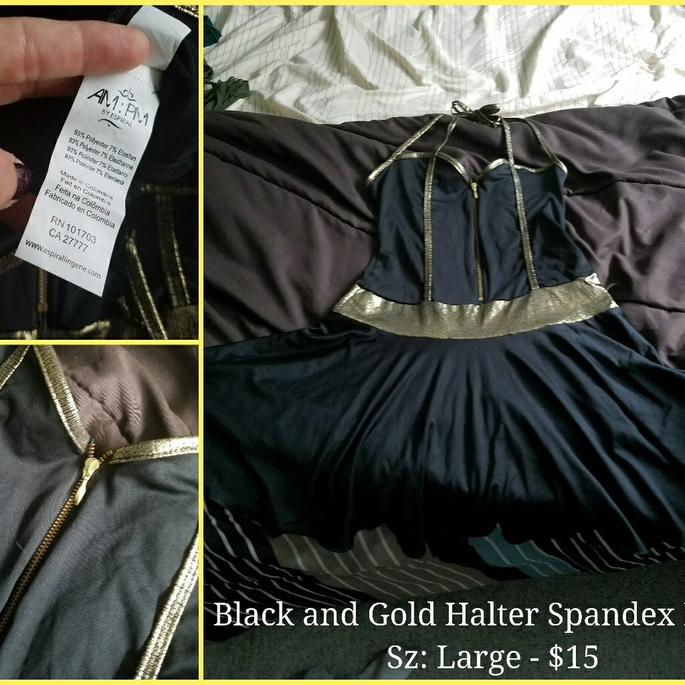 spandex halter dress [donated]