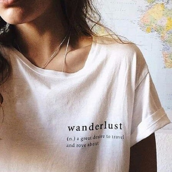 T-Shirt Addicts Tops - Wanderlust Definition T-Shirt
