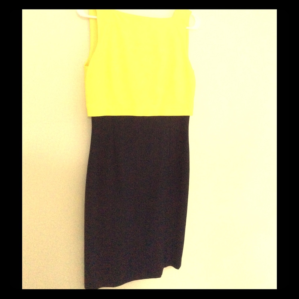 Ralph Lauren dress.  Yellow and Navy