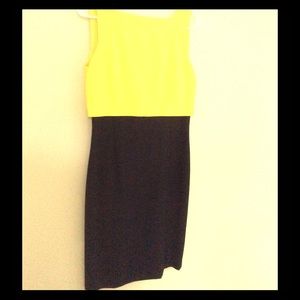 Ralph Lauren dress.  Yellow and Navy
