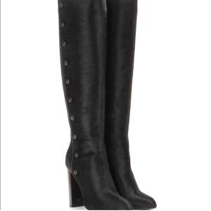 Tom Ford Knee High Calf Hair Boots