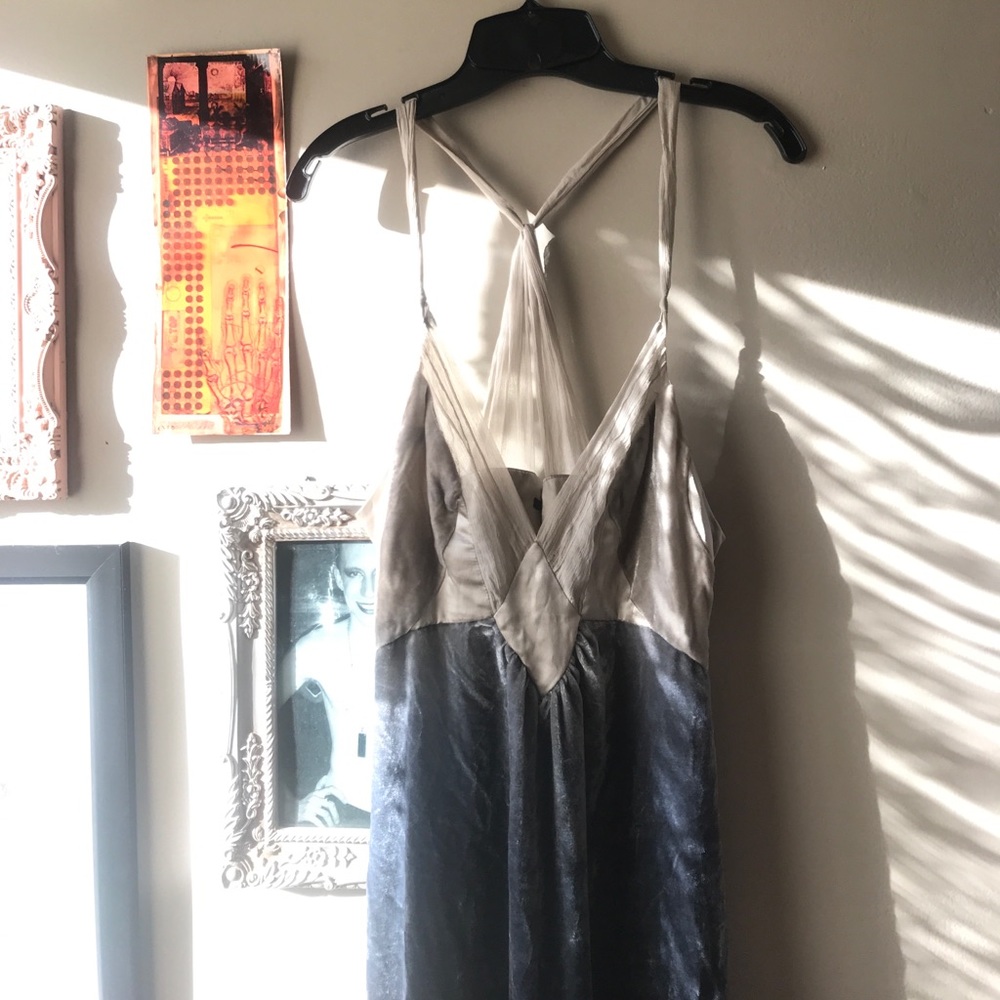 Velvet Halter Dress