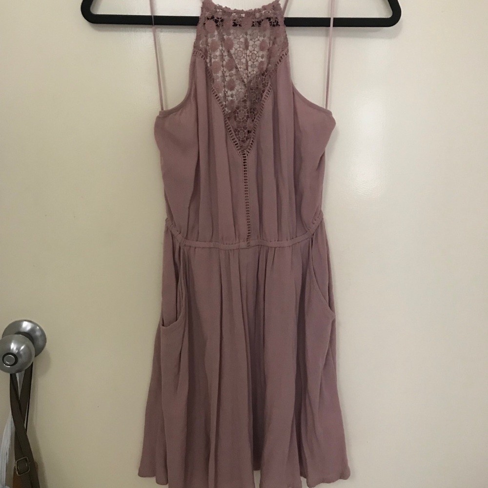 kendall and kylie dark blush sun dress