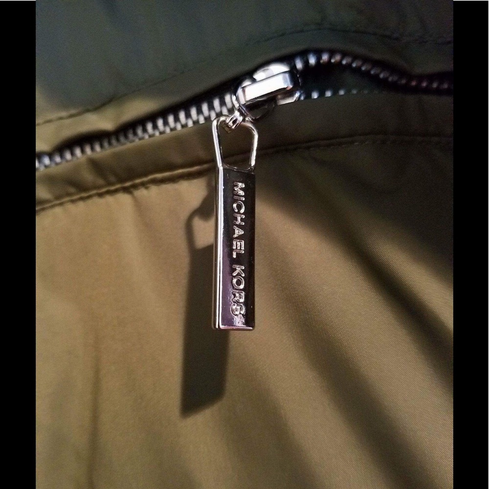 Michael Kors army green long coat 1 XL PLUS - Picture 6 of 8