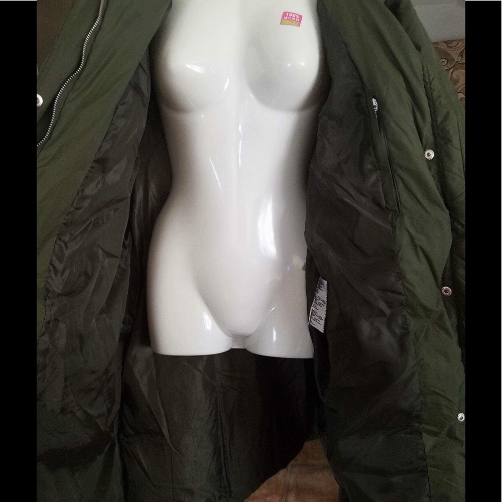 Michael Kors army green long coat 1 XL PLUS - Picture 4 of 8