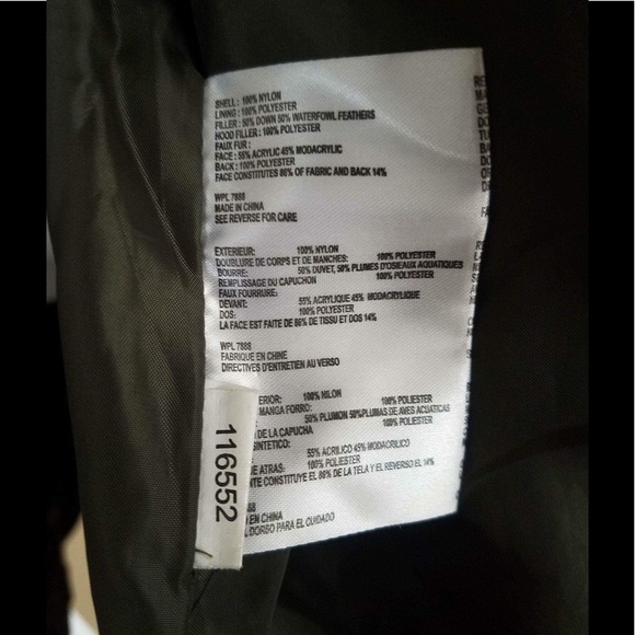 Michael Kors army green long coat 1 XL PLUS - Picture 8 of 8