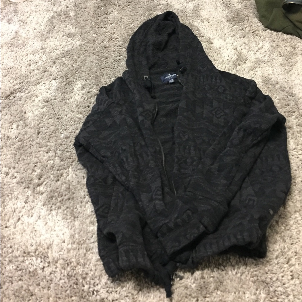 aztec print jacket - american eagle