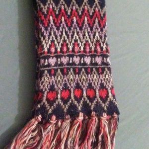 ❤⚪💙Red White and Blue Patterned Scarf