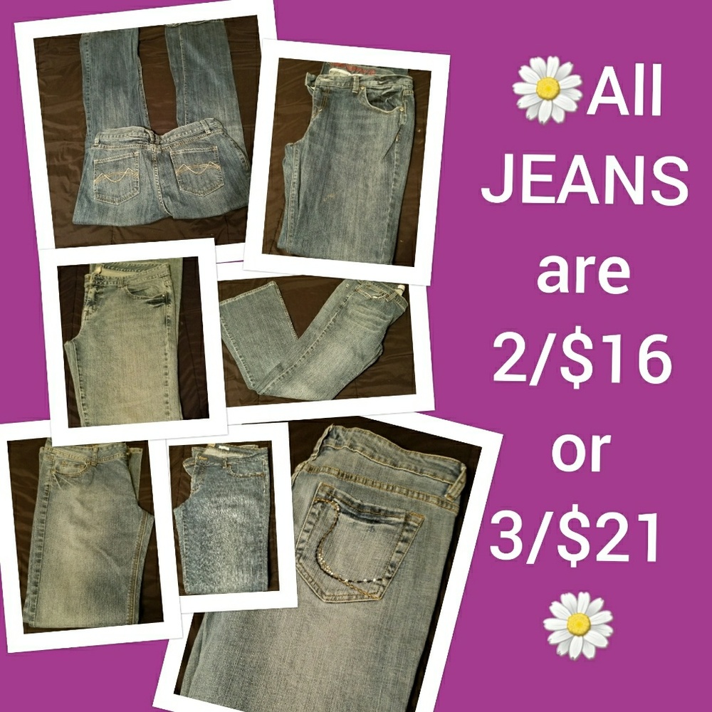 🌼All Jeans 2/$16🌼