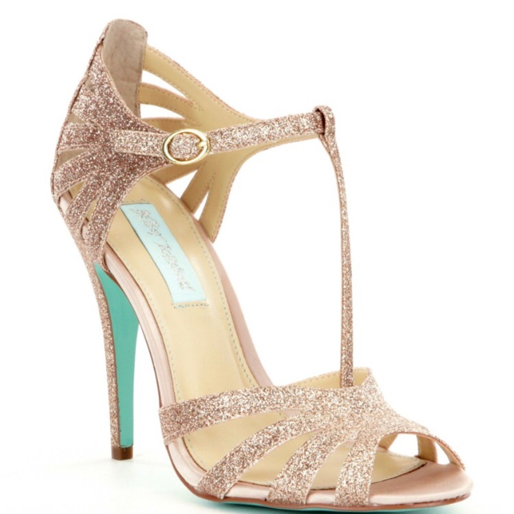 Blue by Betsey Johnson Tee Glitter Dress