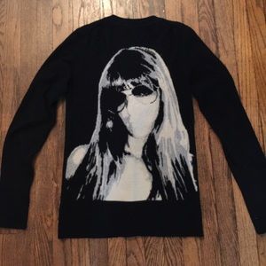 Alexander Wang black cashmere cardigan