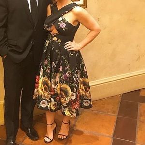 Floral midi dress