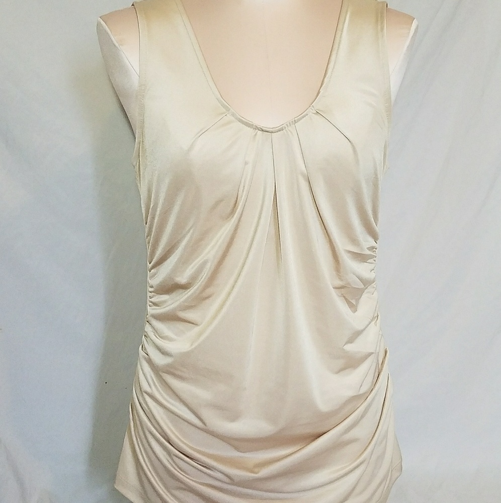 NY&Co shimmery gold tank top