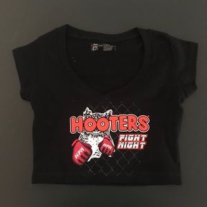 Hooters Girl Fight Night Crop Top