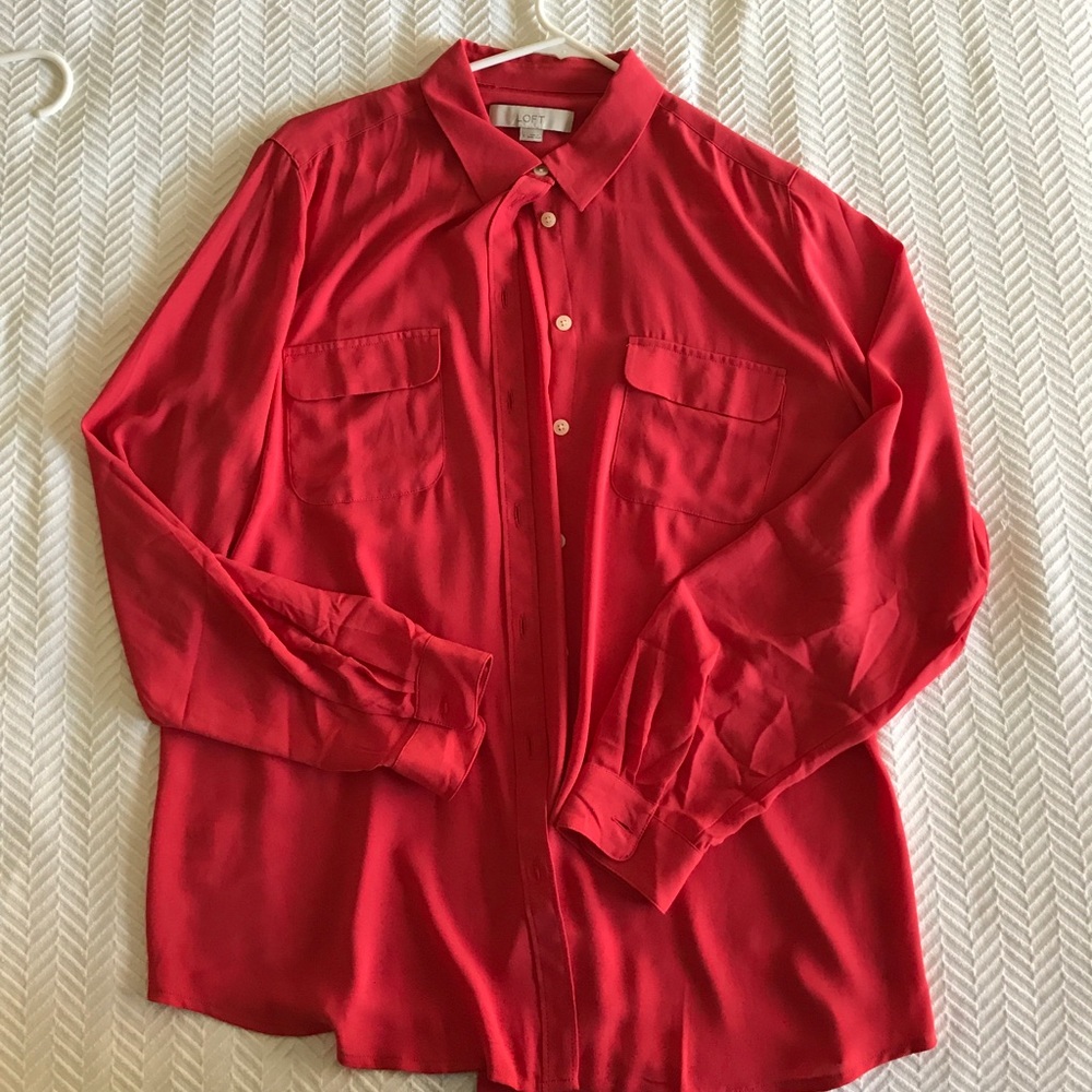 LOFT Blouse, size L.