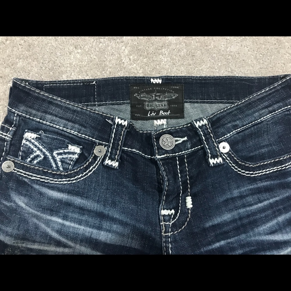 Big Star Womens Bootcut Jeans 26R - Picture 4 of 6