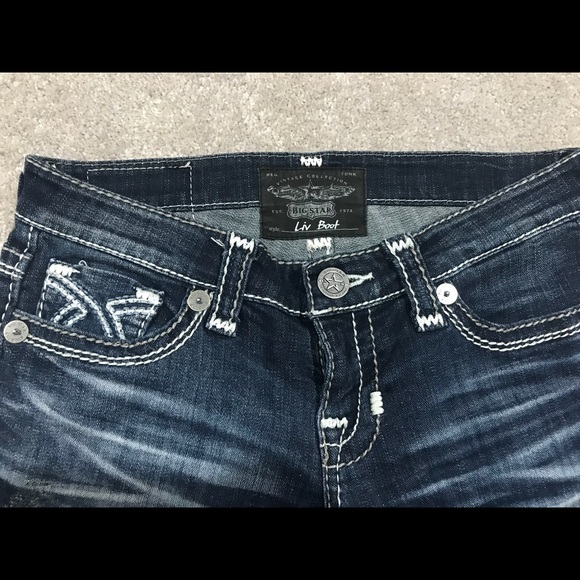 Big Star Womens Bootcut Jeans 26R - Picture 4 of 6