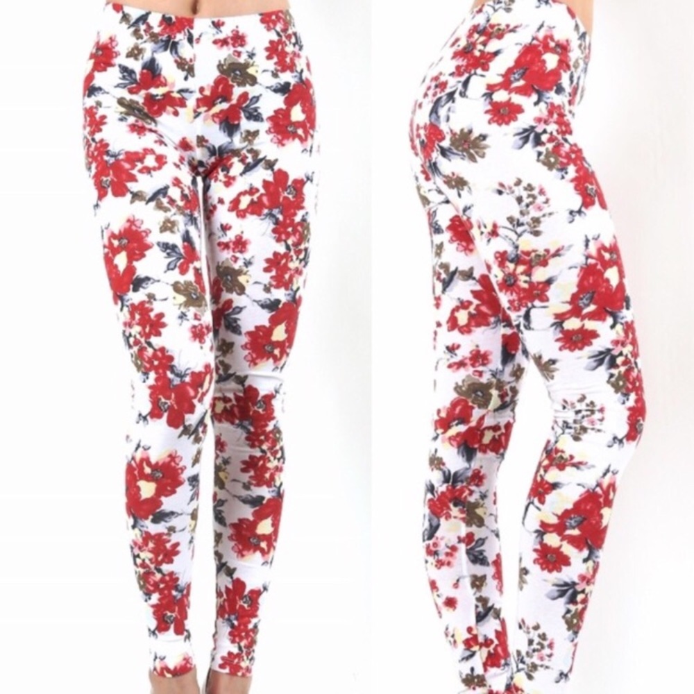1 LEFT ❗️ Floral print leggings
