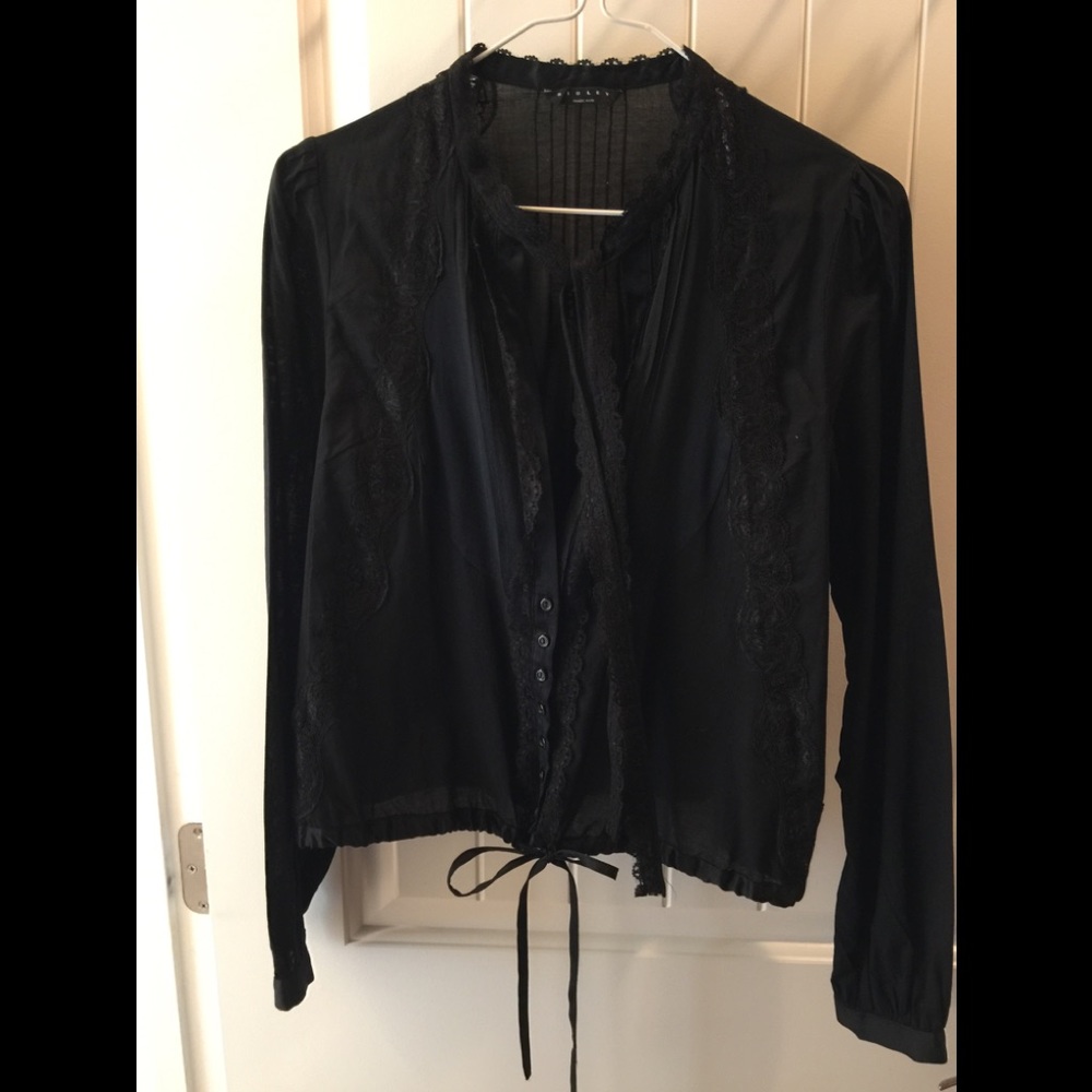 Sisley linen blouse