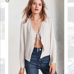 Urban Outfitters Front Tie Blouse