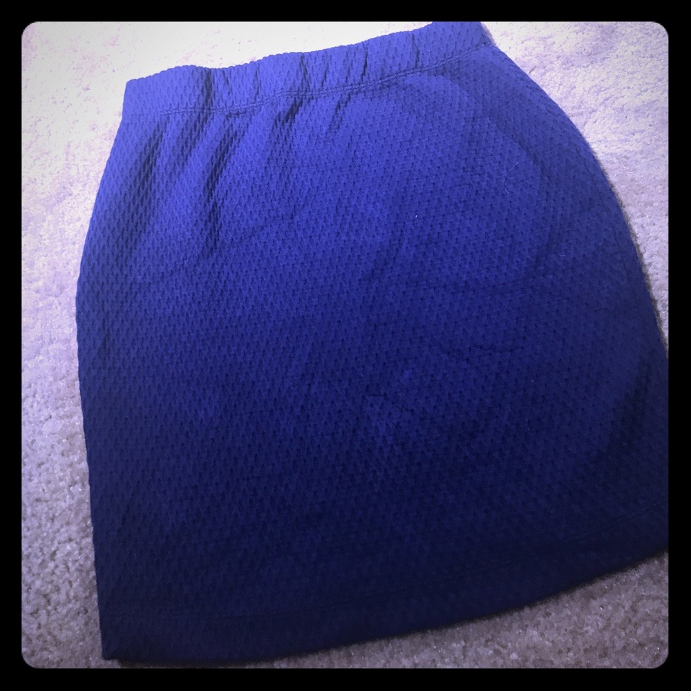 Sociology Knit Navy Skirt