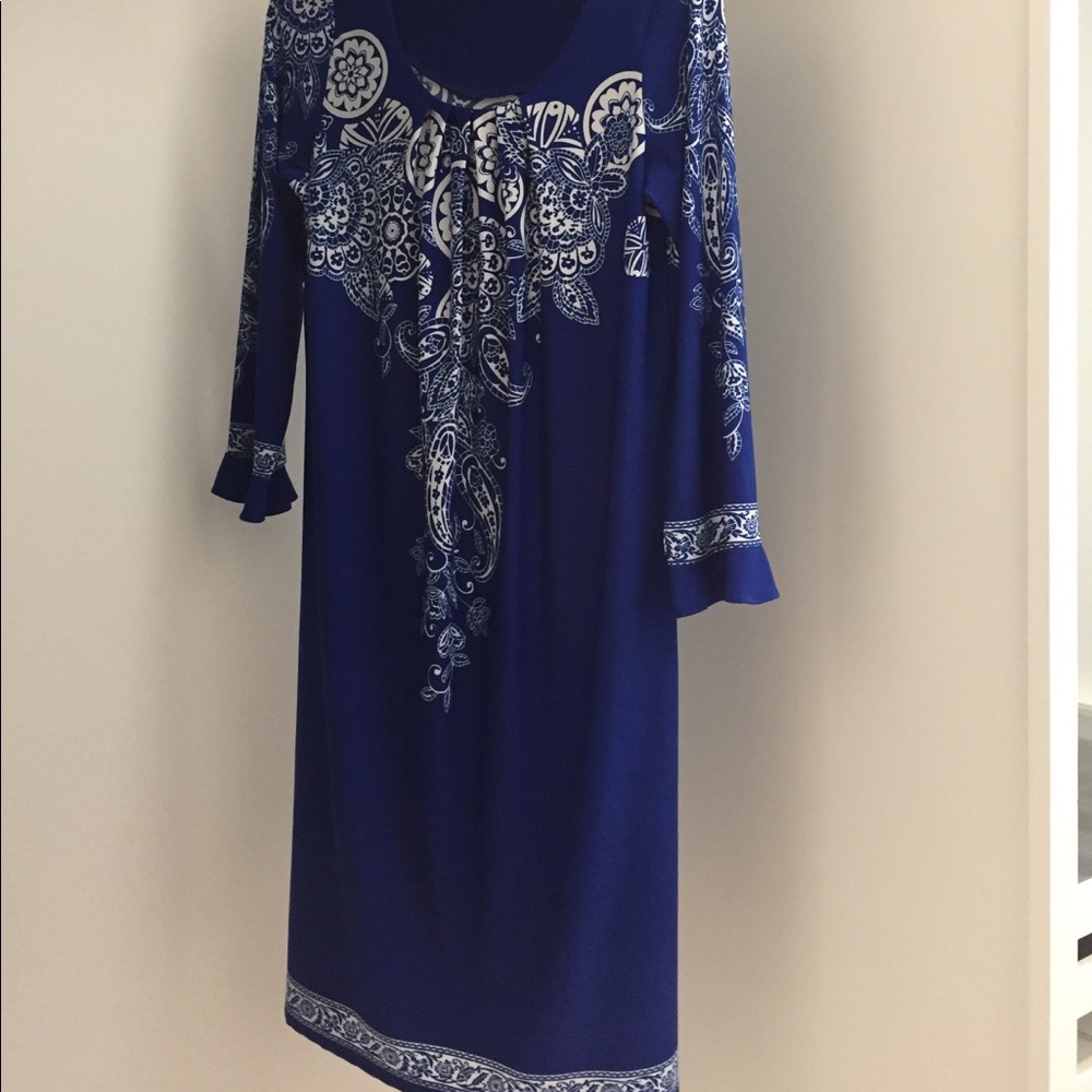 Royal blue short dress