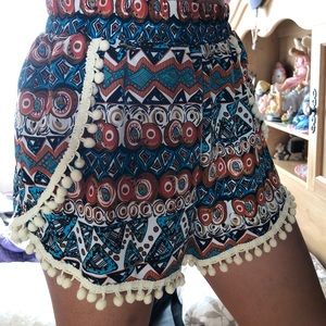 Bohemian shorts