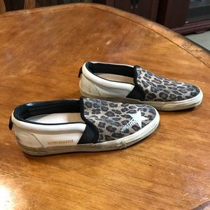 Sea Star Leopard Slip On Sneakers