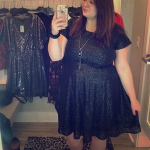 LBD 😍🌑 Sequin Black Dress NWT!
