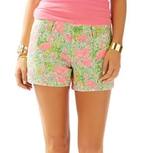 🌴 Lilly Pulitzer Flamingo Walsh Shorts