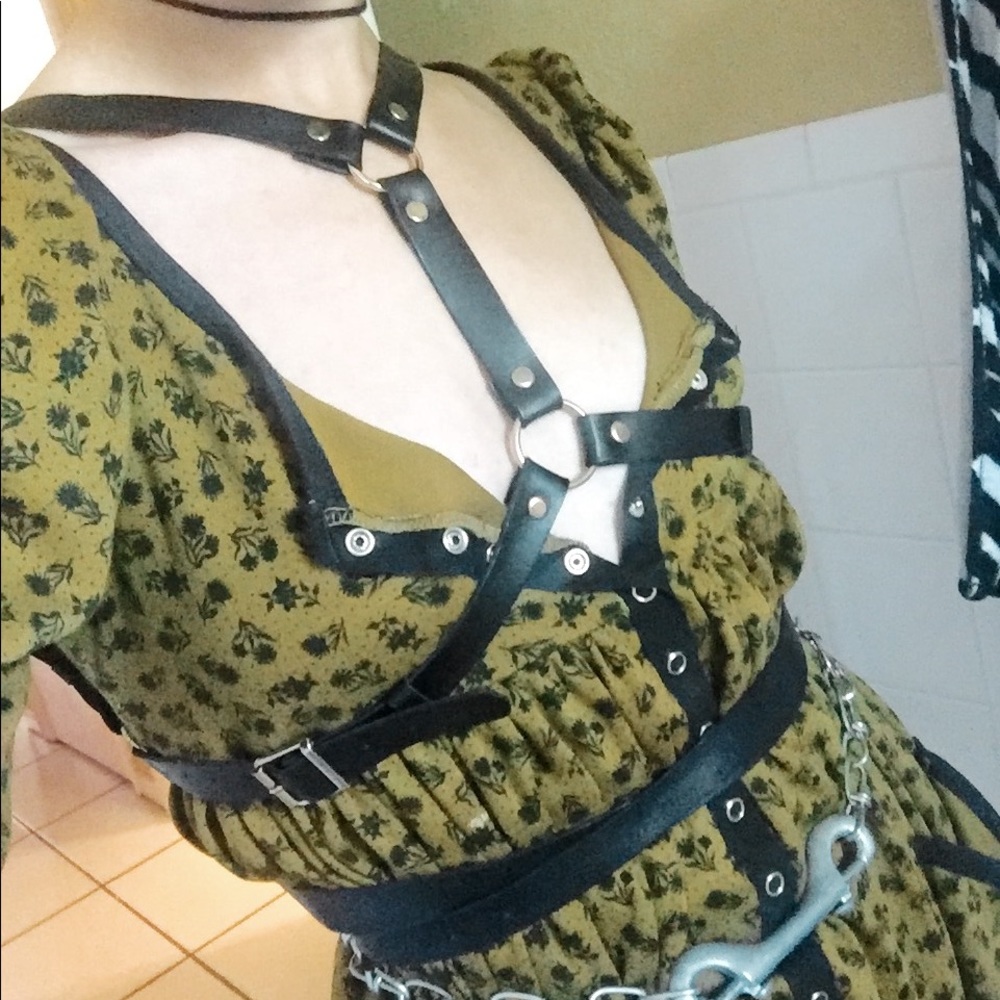 Vegan Leather Harness