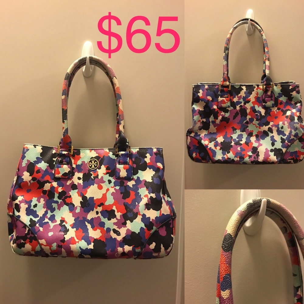 Tory Burch Floral-Camo Bag