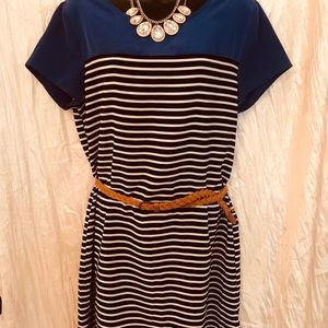 Gap Striped Shift Dress Medium