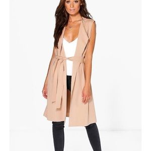 Boohoo "Maddison" Sleeveless Duster