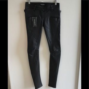 Authentic Balmain leather pants new with tags!