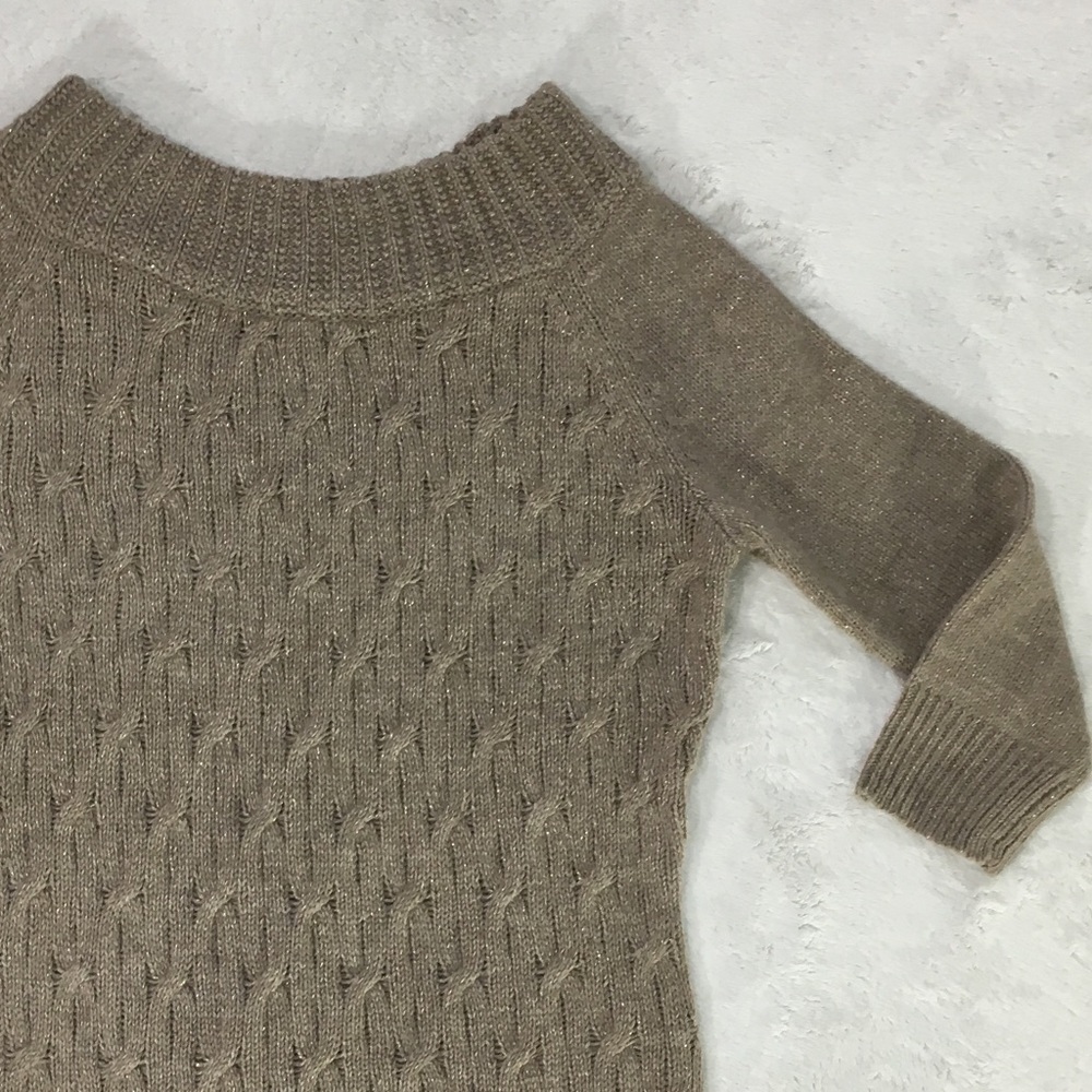 Angeleno sparkle sweater 3/4 sleeves size medium