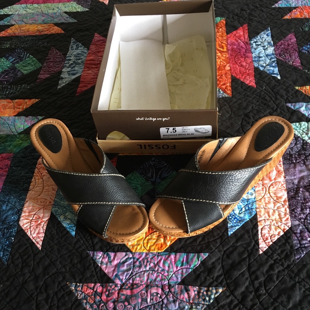 Fossil Maddox Wedge Slide