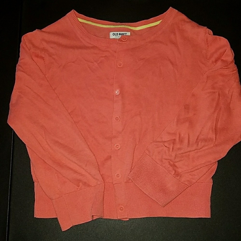 Coral old navy cardigan