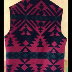 Wool rich 100% wool vest.