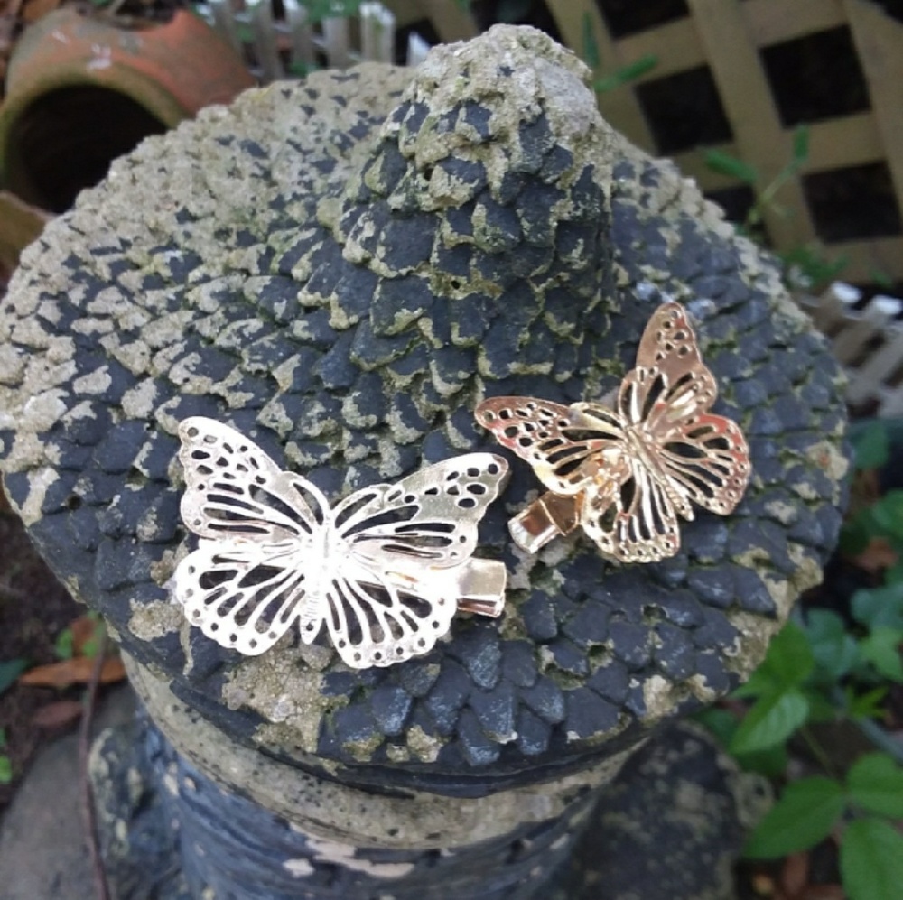 butterfly  hair clips