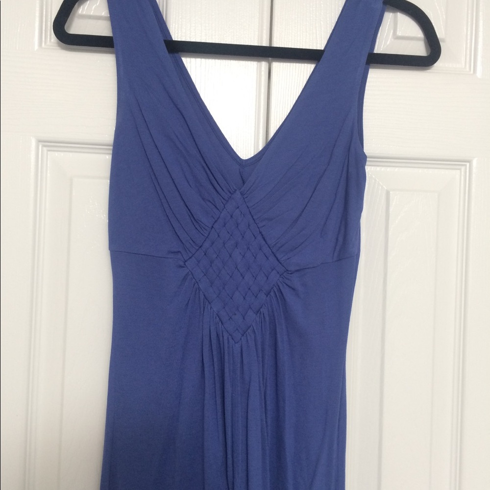 Banana Republic blue strapless dress, sz XS