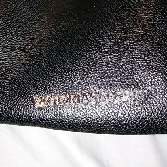 Victoria Secret Black tassel Cinch Backpack - Picture 2 of 4