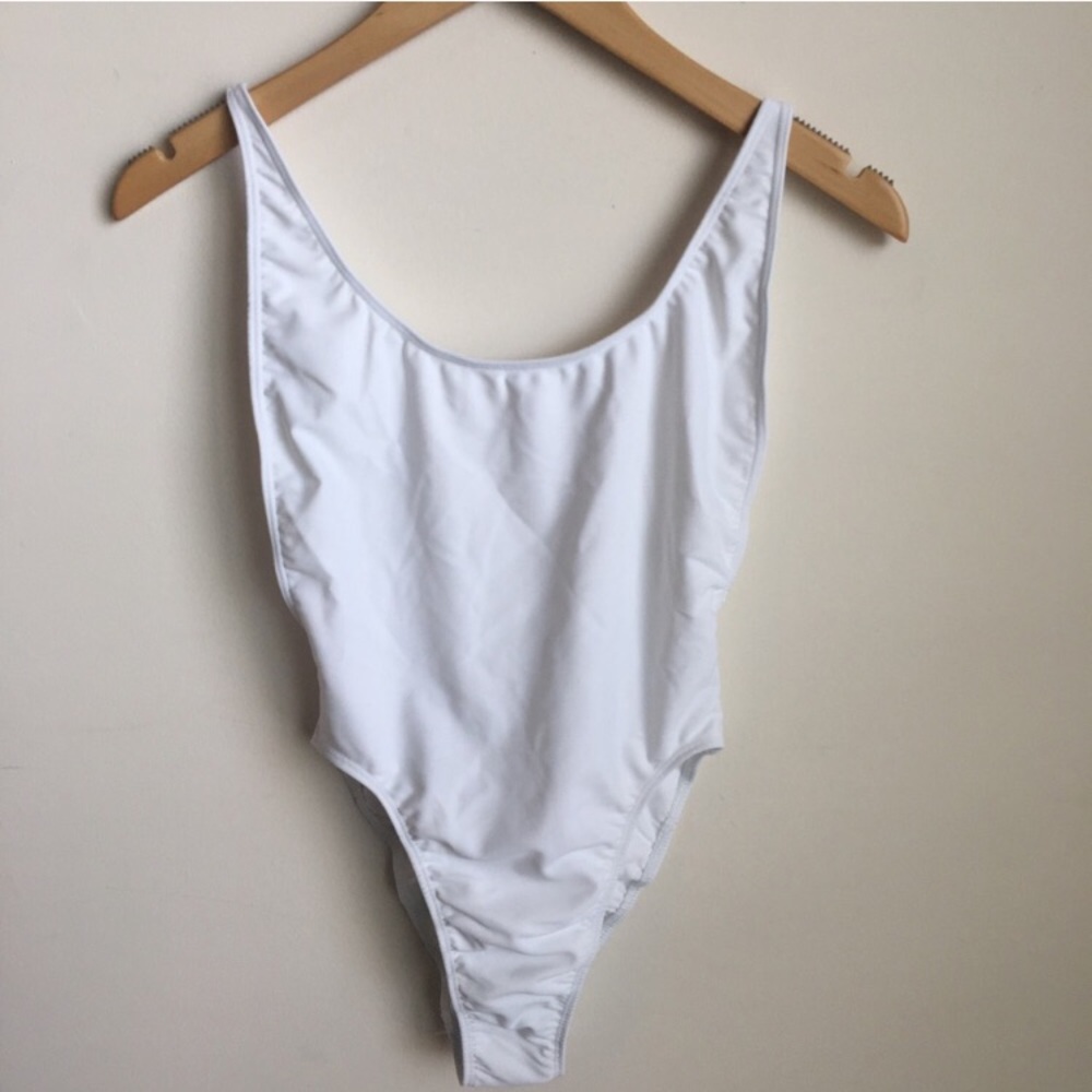 NWOT American Apparel tricot white one piece