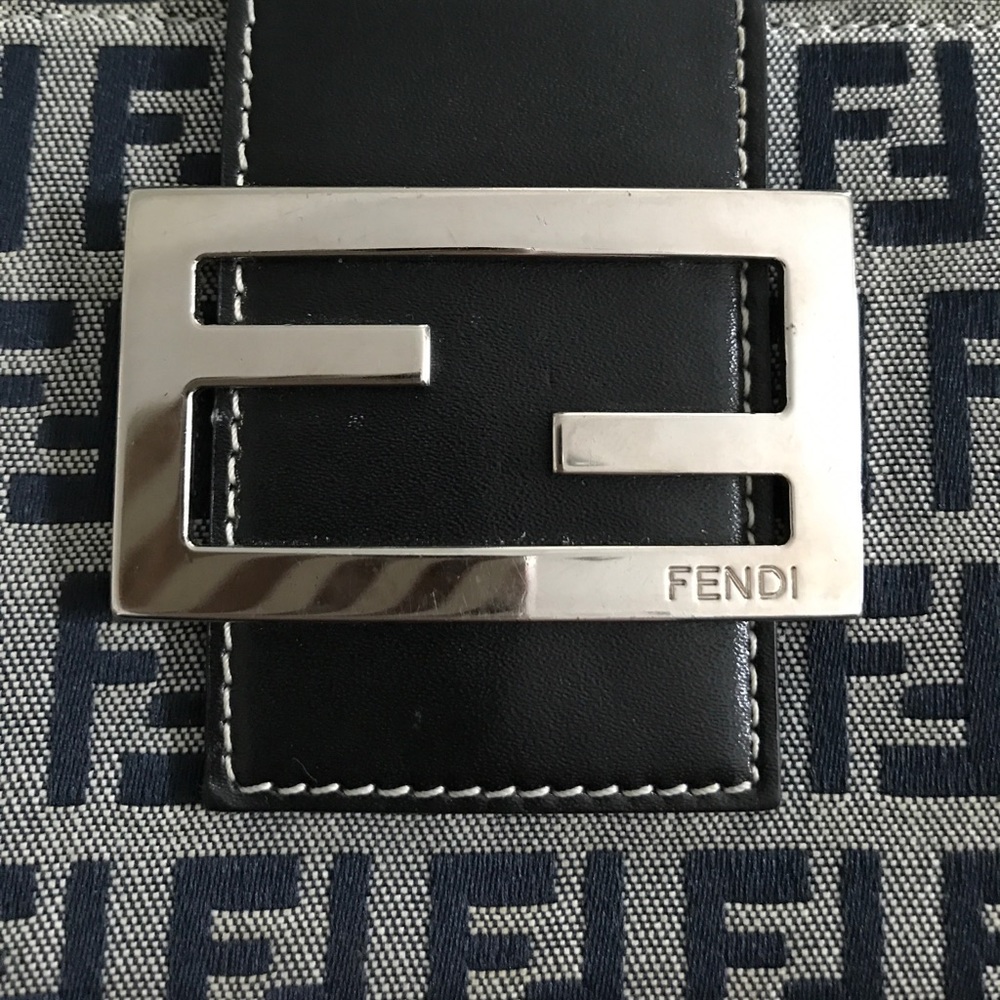 Aunthentic Fendi Compact wallet with FF logo.