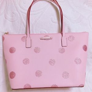 Pink handbag