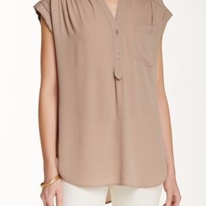 Pleione Short Sleeve Kim Blouse Size M