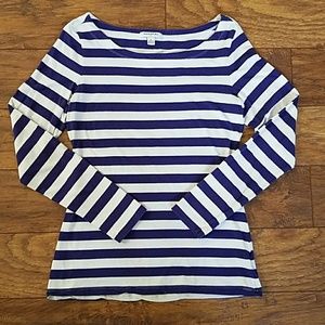 Striped long sleeve tee
