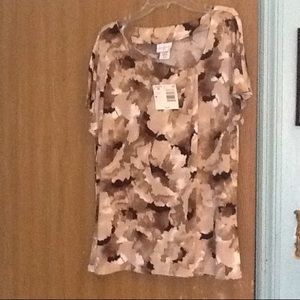 New Brown Stretchy Top